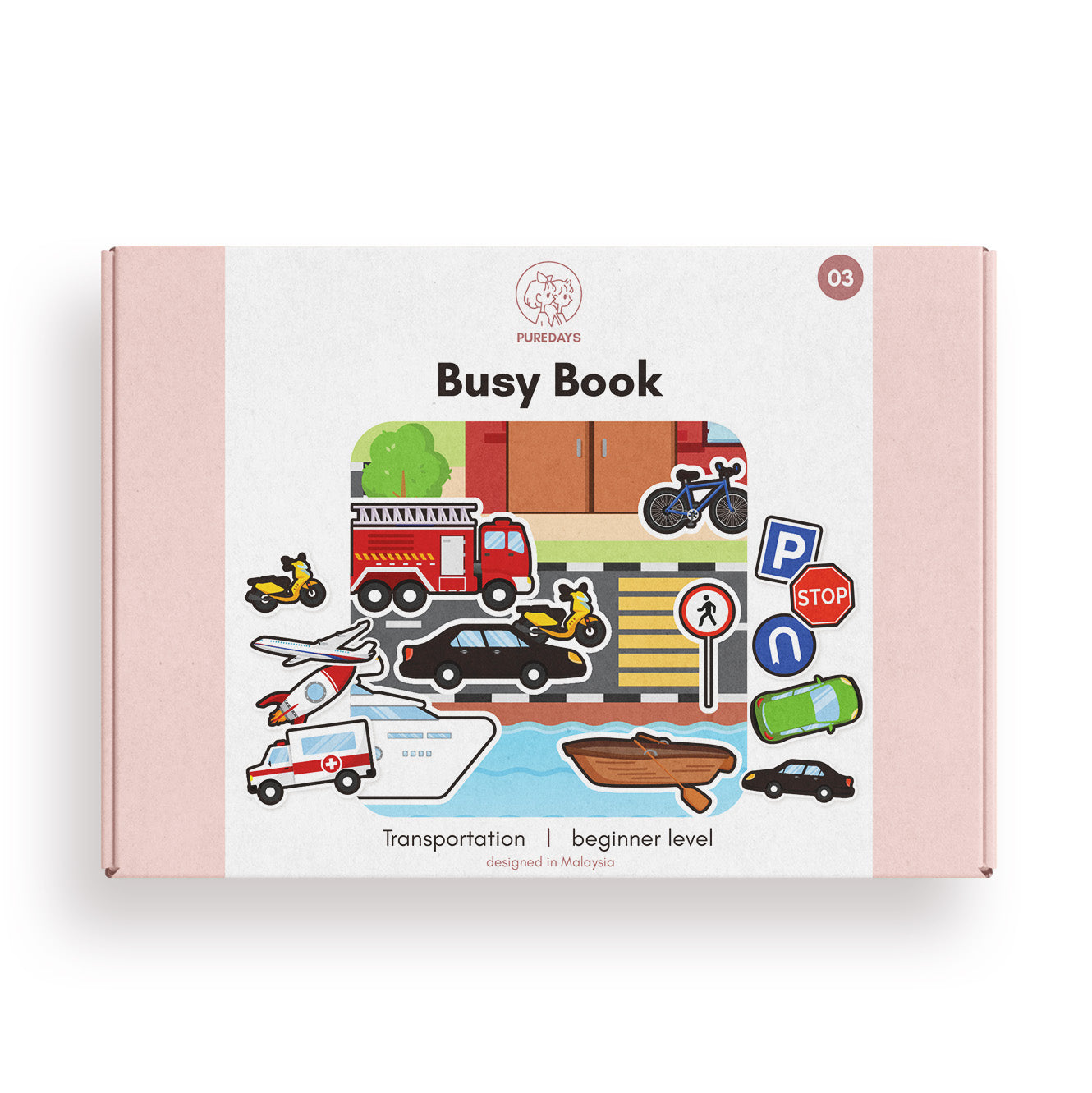 PURE DAYS Beginner Busy Book Book 3: Transportation