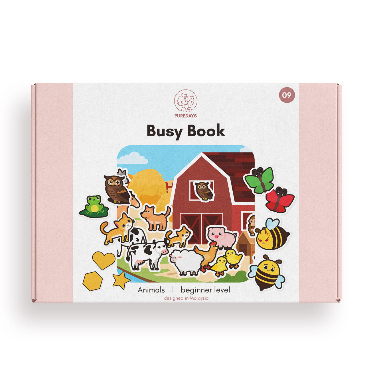PURE DAYS Beginner Busy Book Book 9: Animals