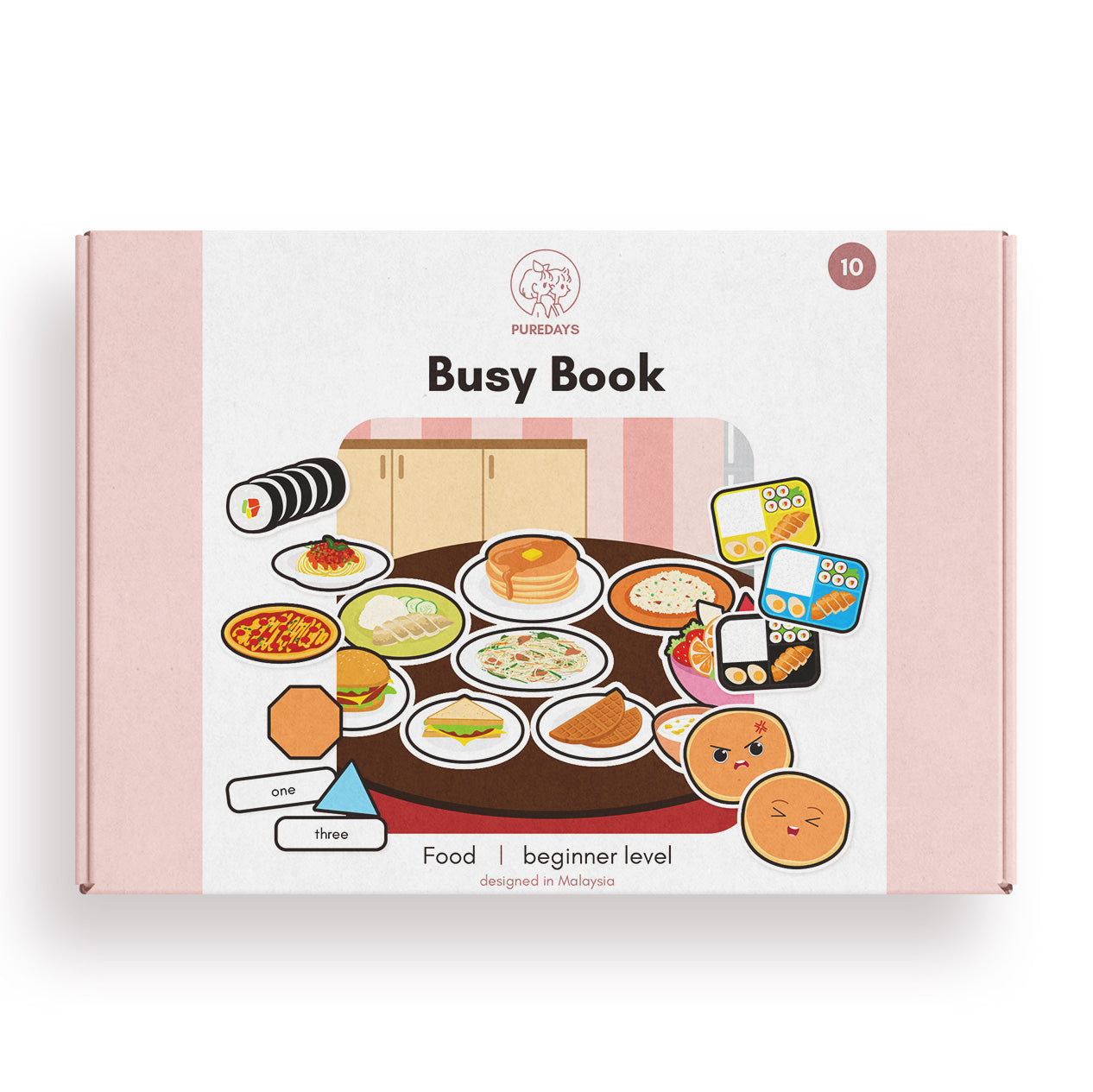 PURE DAYS Beginner Busy Book Book 10: Food
