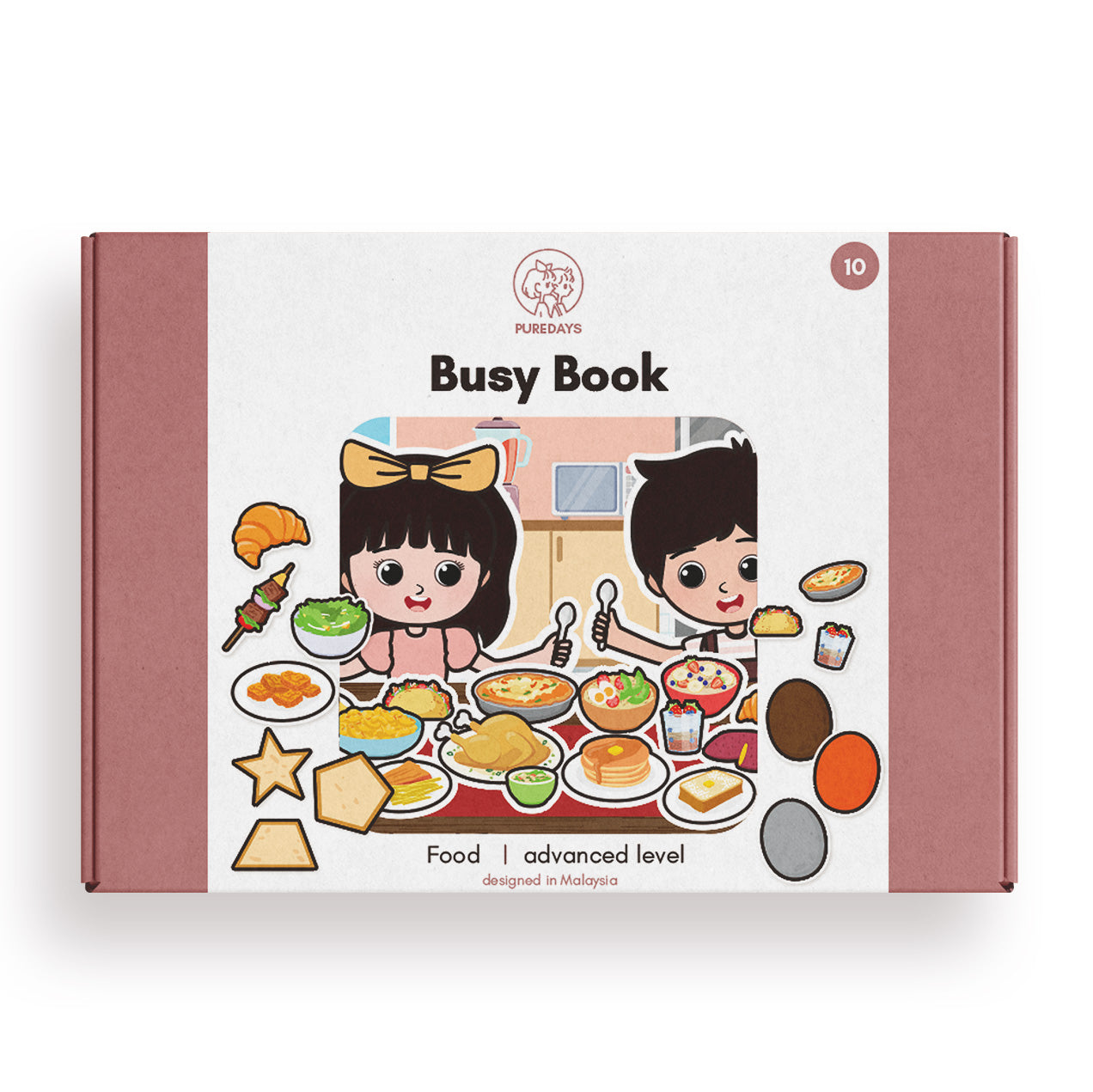 PURE DAYS Advanced Busy Book Book 10: Food