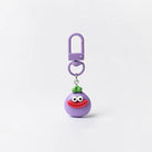 JIPPURI Keychain Ugly Doll Eggplant