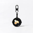 JIPPURI Keychain Frying Pan Three Eggs