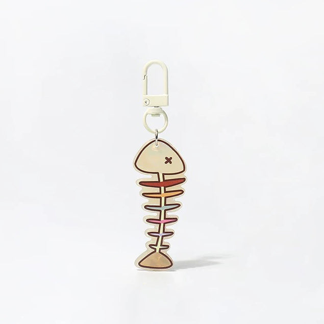 JIPPURI Keychain Fishbone