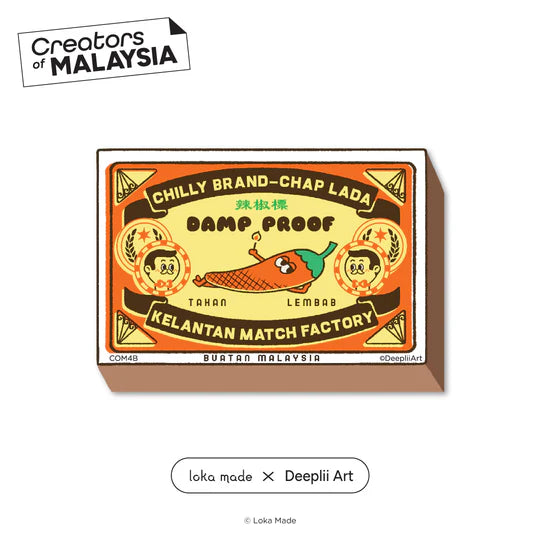 LOKAMADE Luggage Sticker : Creators of Malaysia Deeplii Art / B