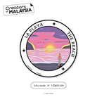 LOKAMADE Luggage Sticker : Creators of Malaysia I-Zach Lim / B