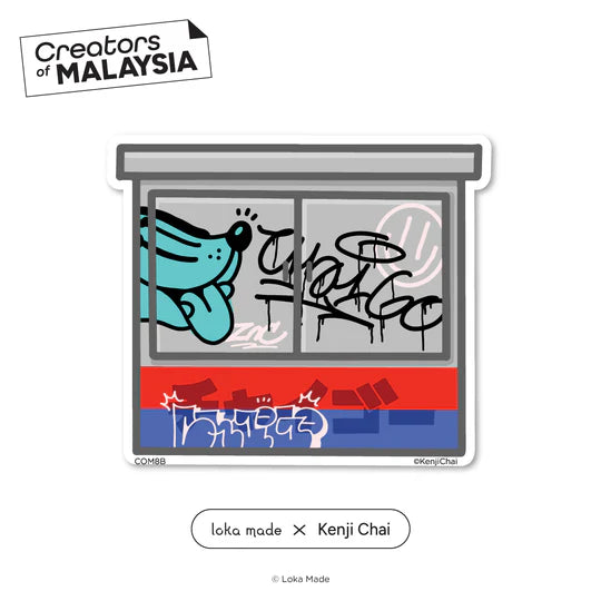 LOKAMADE Luggage Sticker : Creators of Malaysia Kenji Chai / B