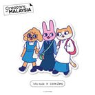 LOKAMADE Luggage Sticker : Creators of Malaysia Lizzie Zany / A
