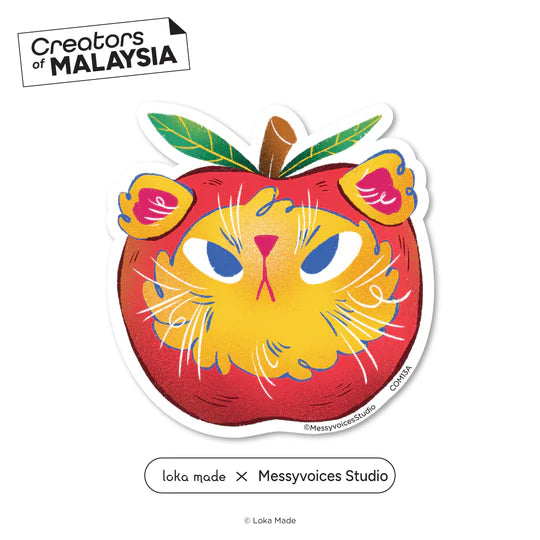 LOKAMADE Luggage Sticker : Creators of Malaysia Messyvoices Studio / A