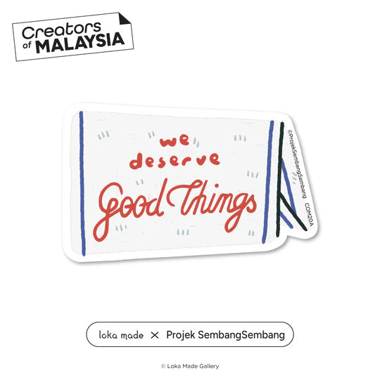 LOKAMADE Luggage Sticker : Creators of Malaysia Projek SembangSembang / A