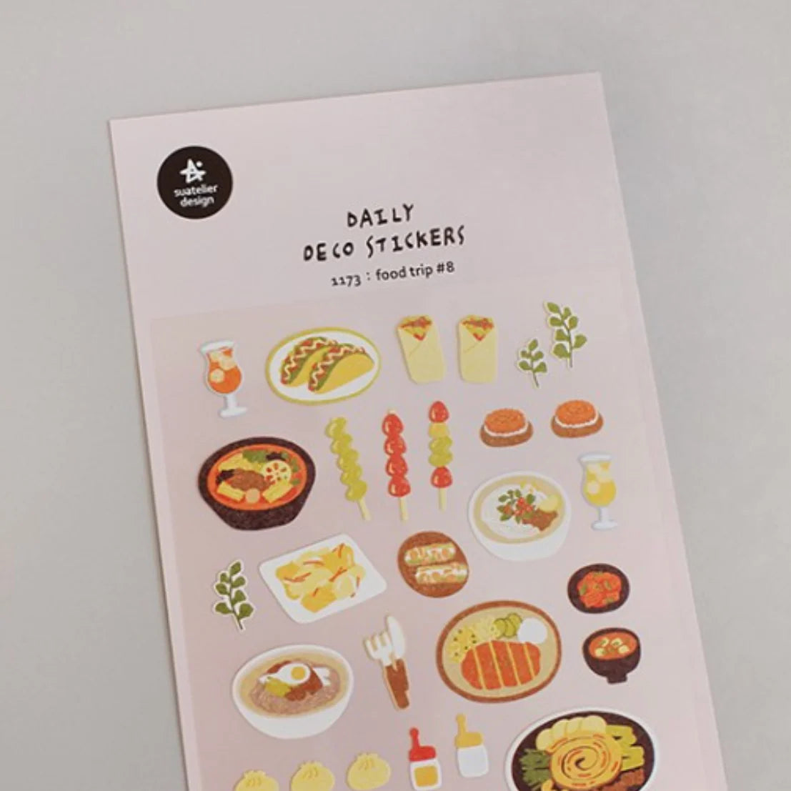 SUATELIER Sticker Food Trip VIII