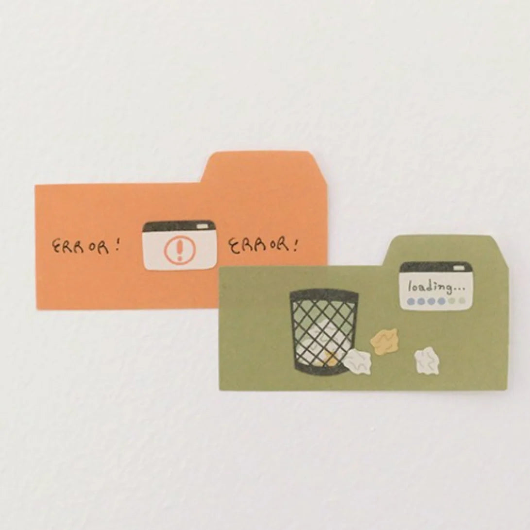 SUATELIER Sticker Retro Office