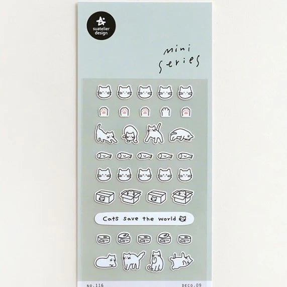 SUATELIER Sticker Deco Cats