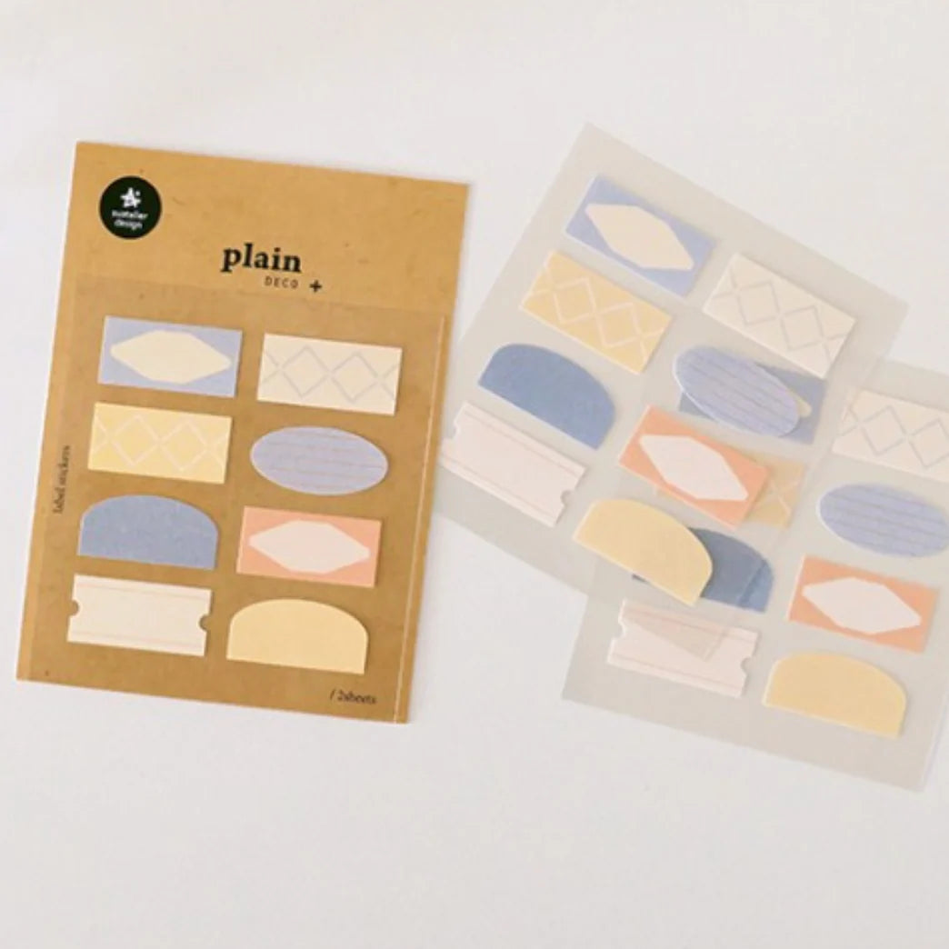 SUATELIER Sticker Geometric Plain XX 1678