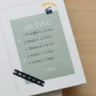 SUATELIER Mini Sticker Deco.16