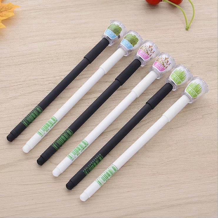 MORN SHINE Mini Plant Pen Opaque Barrel Assorted (Random) / Random