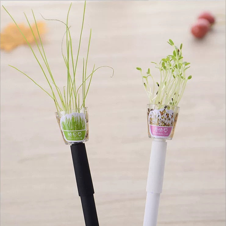 MORN SHINE Mini Plant Pen Opaque Barrel Assorted (Random) / Random