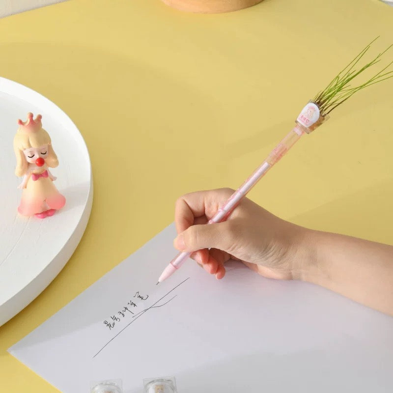 MORN SHINE Mini Plant Pen Girl Barrel Assorted (Random)