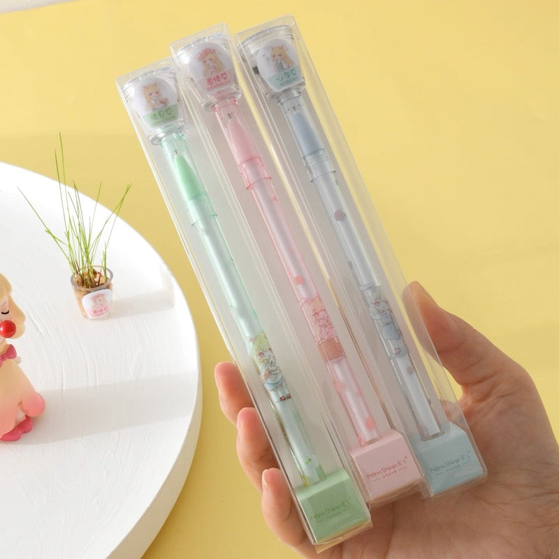 MORN SHINE Mini Plant Pen Girl Barrel Assorted (Random)