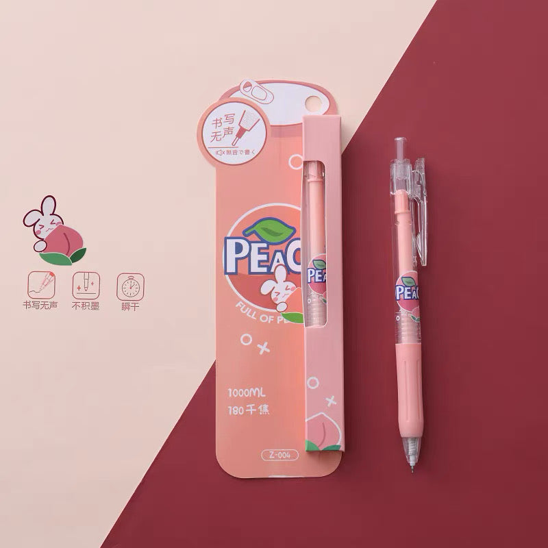 MORN SHINE Fancy Pen Convenience Mart Series Peach