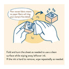 SHACHIHATA Stamp Ink Cleaning Sheets