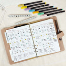 SHACHIHATA nototo 10 Mini Stamp Set Business