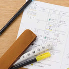 SHACHIHATA nototo 10 Mini Stamp Set Spending Log