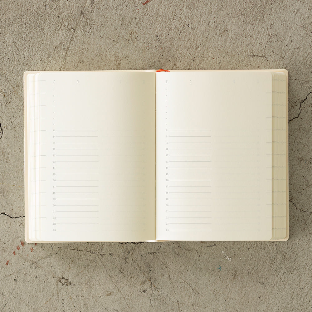 MIDORI MD 2026 Notebook Diary A6 1 Day 1 Page