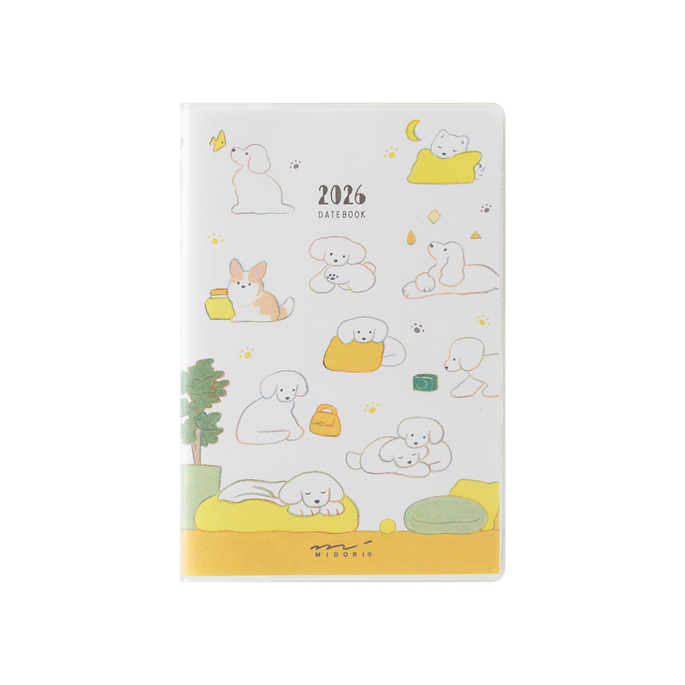 MIDORI 2026 Pocket Diary Mini Dog