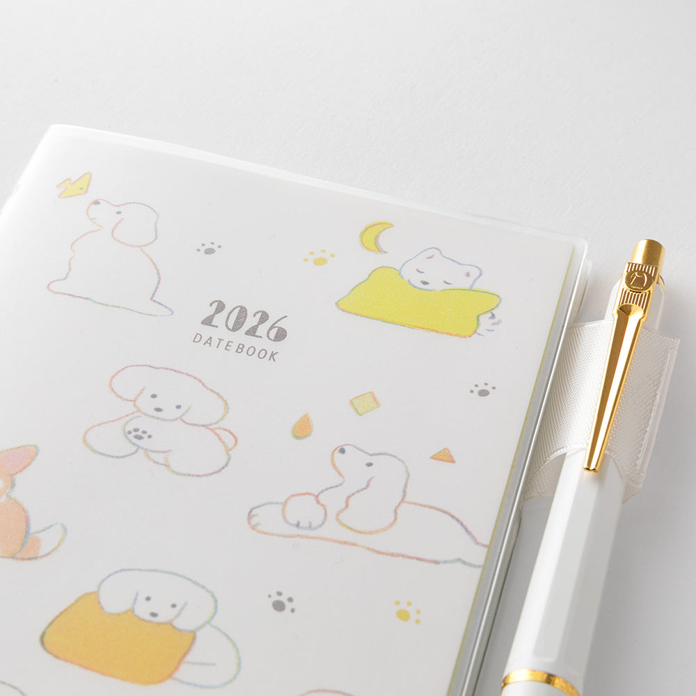 MIDORI 2026 Pocket Diary Slim Dog