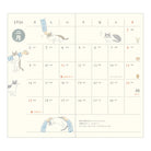 MIDORI 2026 Pocket Diary Slim Cat
