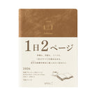 MIDORI 2026 Diary Hibino A6 Camel