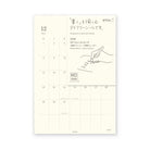 MIDORI MD 2026 Diary Sticker M