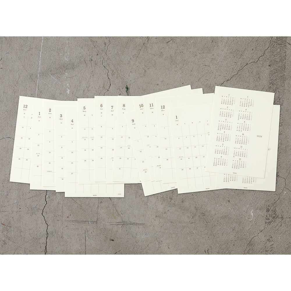 MIDORI MD 2026 Diary Sticker L