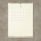 MIDORI MD 2026 Calendar Wall-Hanging with Pencil