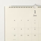 MIDORI MD 2026 Calendar Wall-Hanging with Pencil