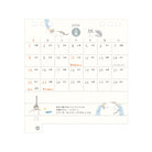 MIDORI 2026 Calendar Ring S Cat