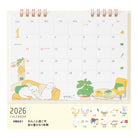MIDORI 2026 Calendar Ring M Dog