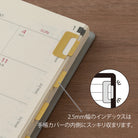 MIDORI Index Clip Chiratto Brass