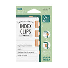MIDORI Index Clip S Chiratto Orange