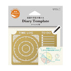 MIDORI Diary Template Time Log