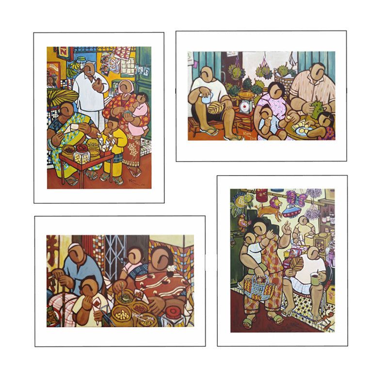 STEPHANIE KUEN Notecards Street Scene