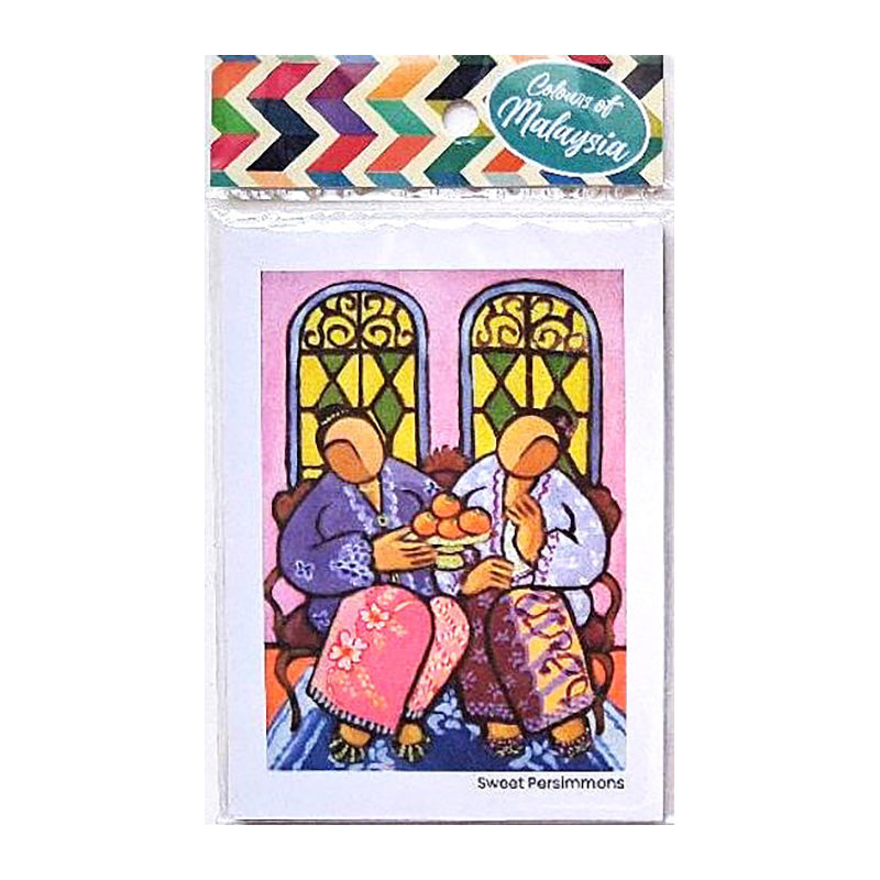 STEPHANIE KUEN Fridge Magnet Sweet Persimmons