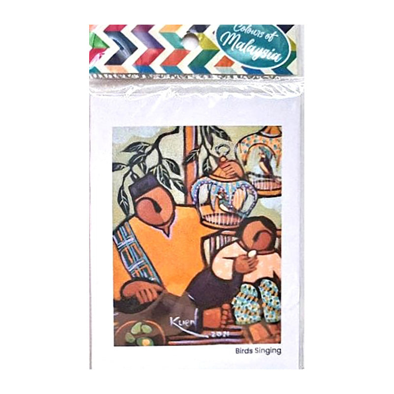 STEPHANIE KUEN Fridge Magnet Birds Singing II