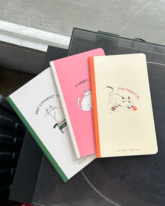 LOKAMADE Notebook Bundle 3in1 NB601: Cozy Cats