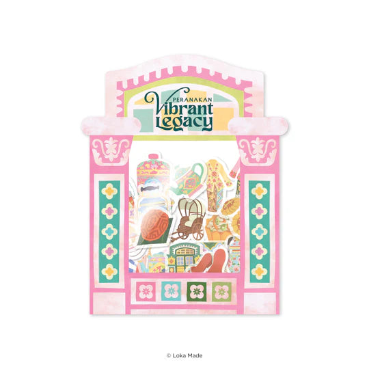 LOKAMADE Deco Sticker DS28: Peranakan Vibrant Legacy