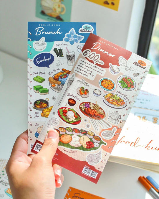 LOKAMADE Kisscut Deco Sticker KDS05: Jom Makan Brunch!