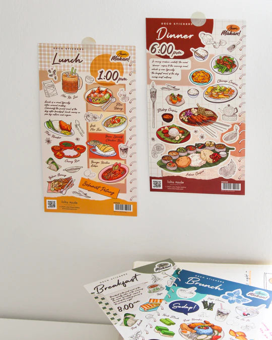 LOKAMADE Kisscut Deco Sticker KDS06: Jom Makan Lunch!