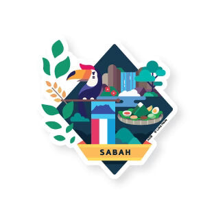 LOKAMADE Adventure Seals Set Luggage Sticker ASS02: Set B