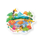 LOKAMADE Adventure Seals Set Luggage Sticker ASS03: Set C