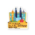 LOKAMADE Adventure Seals Set Luggage Sticker ASS04: Set D